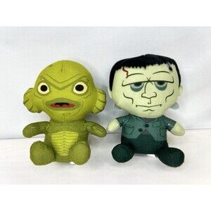 Universal Studios Monsters 7" Frankenstein & Creature Black Lagoon Plush Toys